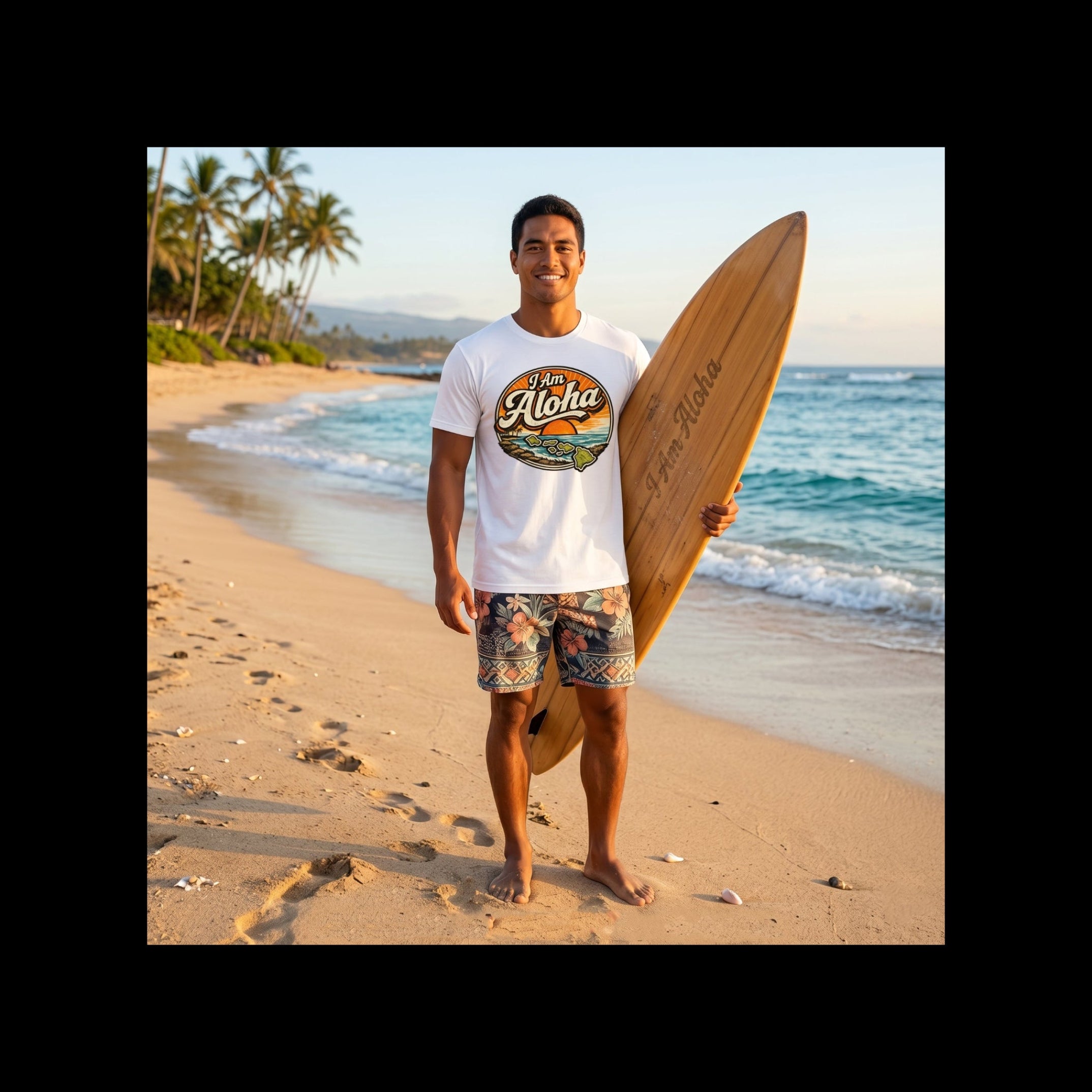 "I Am Aloha" - Tri Blend T-Shirt